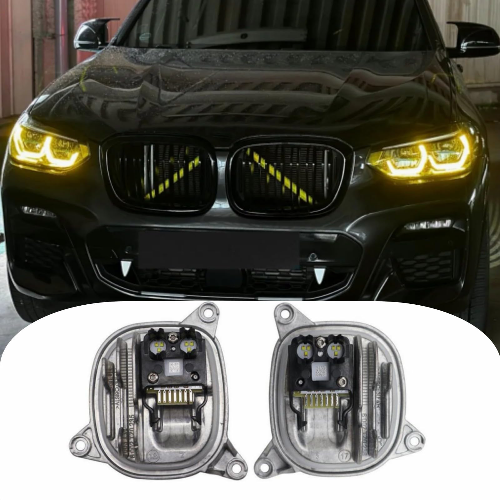 Amazon.com: Yellow DRL Golden Eye Modules For 2017-2021 B-MW X3