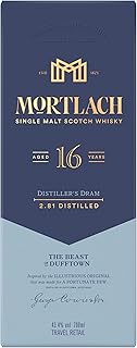 Mortlach 16 Year Old Single Malt Scotch Whisky 434 vol 70cl Robust Full Bodied Scottish Whisky Leathery Fruity with Honey Sweetness Rich Bold Single Malt Whisky