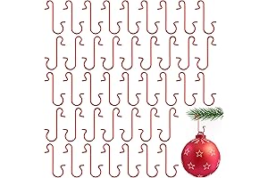 100 Pack Mini Christmas Hooks for Ornaments Hanging Decorations