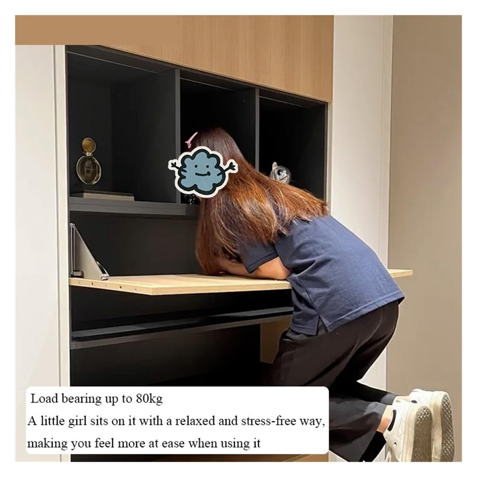 Support De Support D'armoire Rabattable, for Armoire