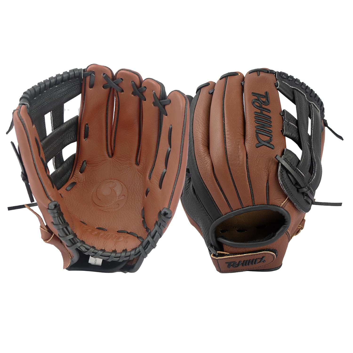PHINIX Baseball-Handschuh für Erwachsene, Leder, langsames Spielfeld, 31,8 cm