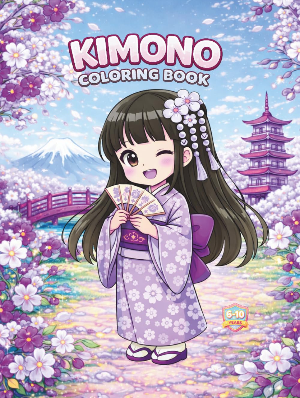 Kimono Coloring Book