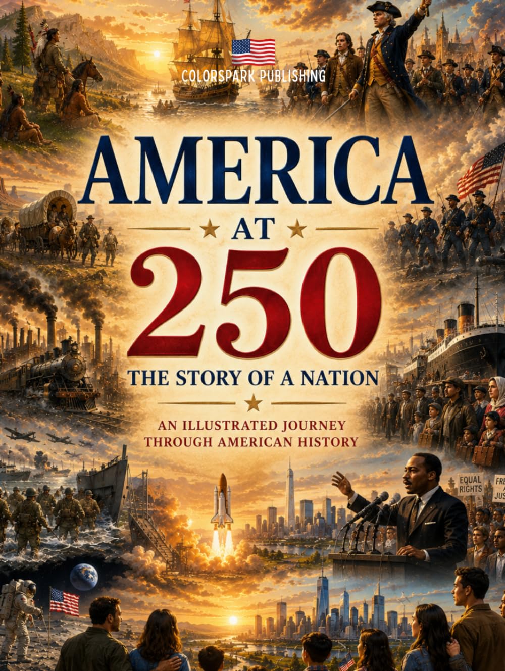 America at 250 - The Story of a Nation: An Illustrated Journey Through American History