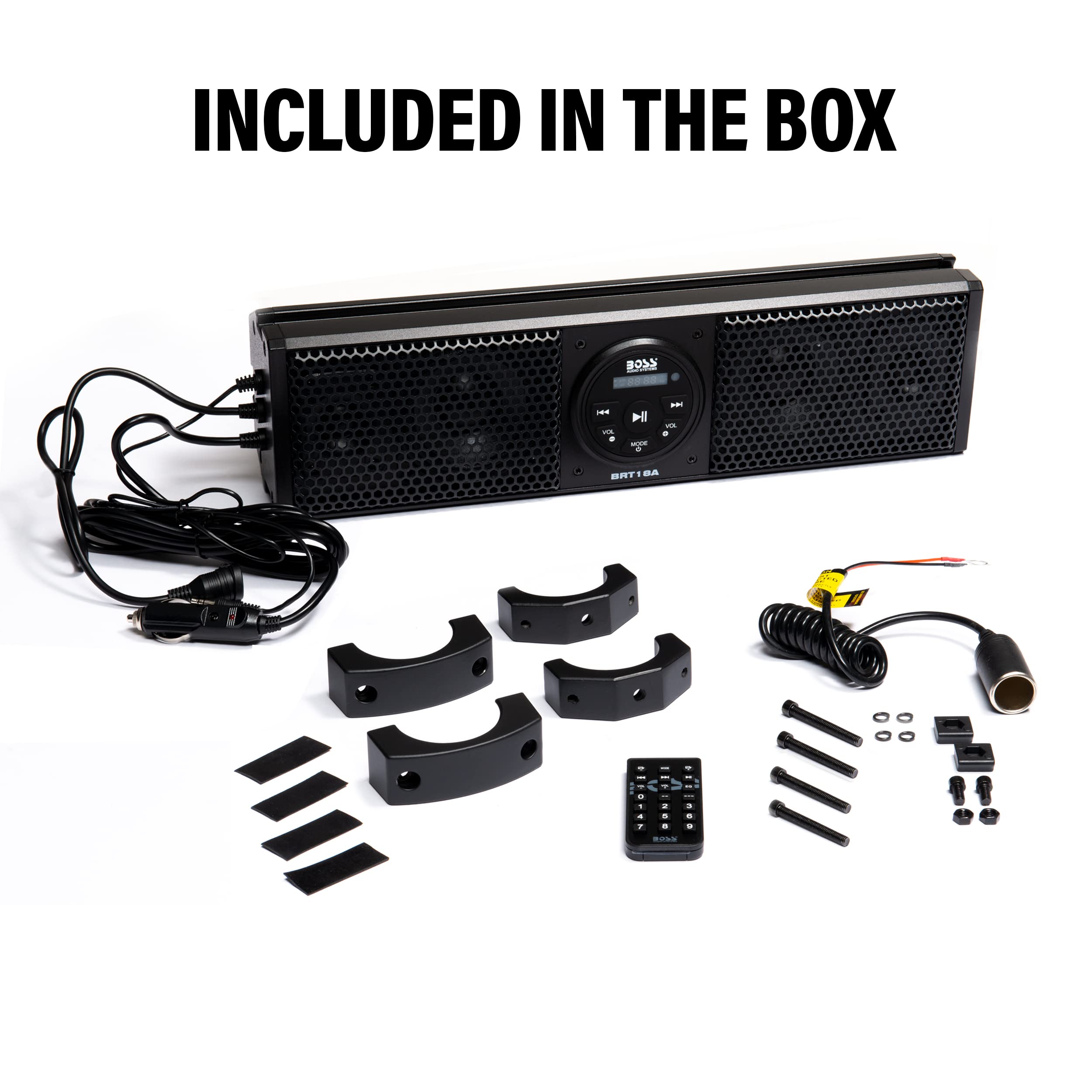 BOSS Audio Systems BRT18A ATV UTV Sound Bar System 18 Inches Wide