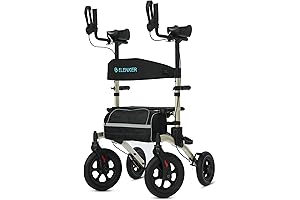 ELENKER® Upright Mobility Walker | Stand Assist Rollator with Seat