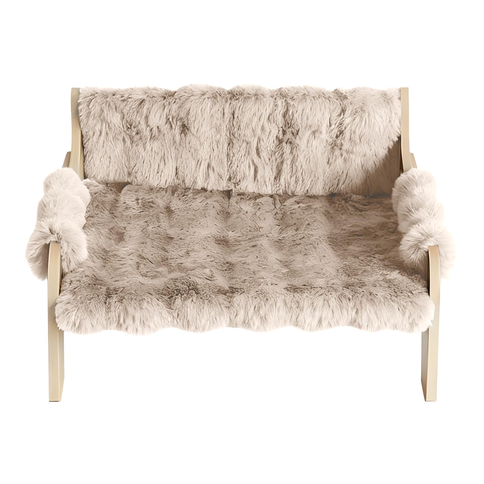 Lit en bois durable pour animaux finis les paniers qui bougent et se renversent