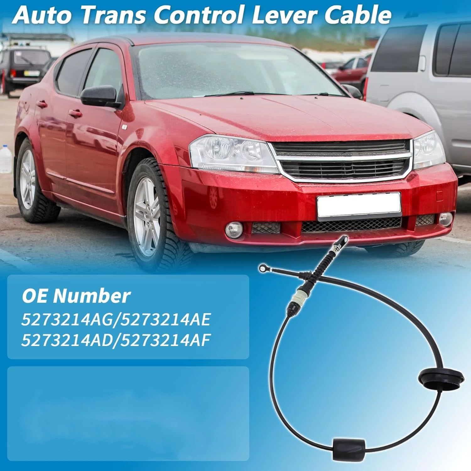 車のギアケーブル Compatible With Dodge For Avenger 2008-2014 車用オートマチックトランス