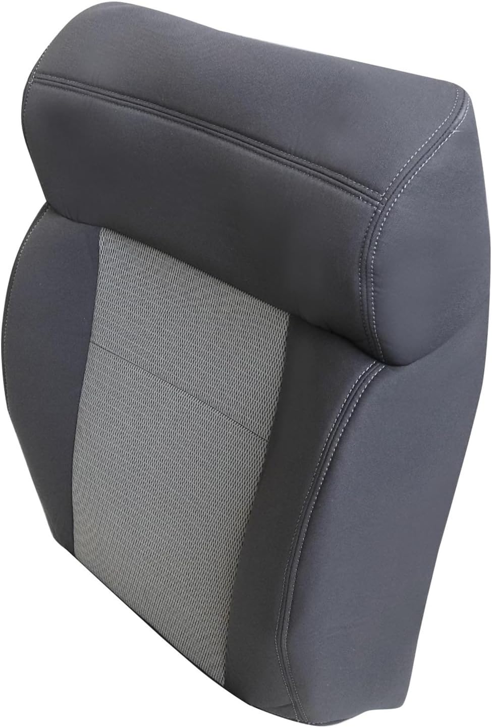 NLQR Driver and Passenger Side Bottom & Back Replacement Seat Covers Cloth Dark Gray & Two Foam Cushion Compatible with Ford F150 2004 2005 2006 2007 2008