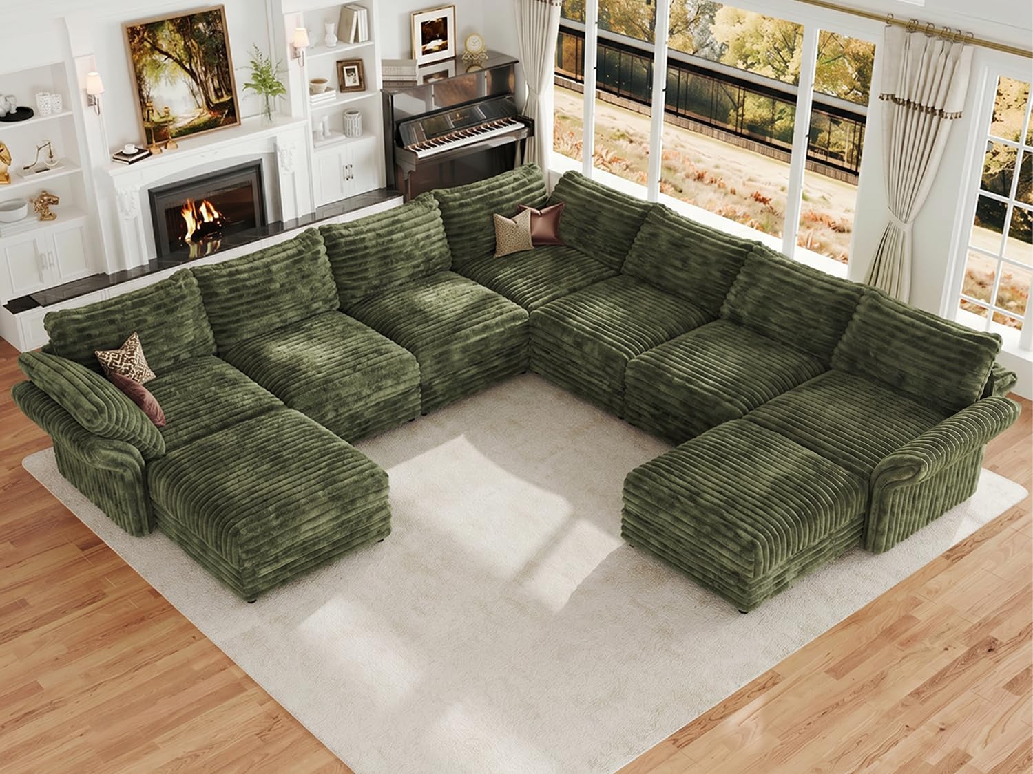 DreamDashio Oversized Sectional Sofa