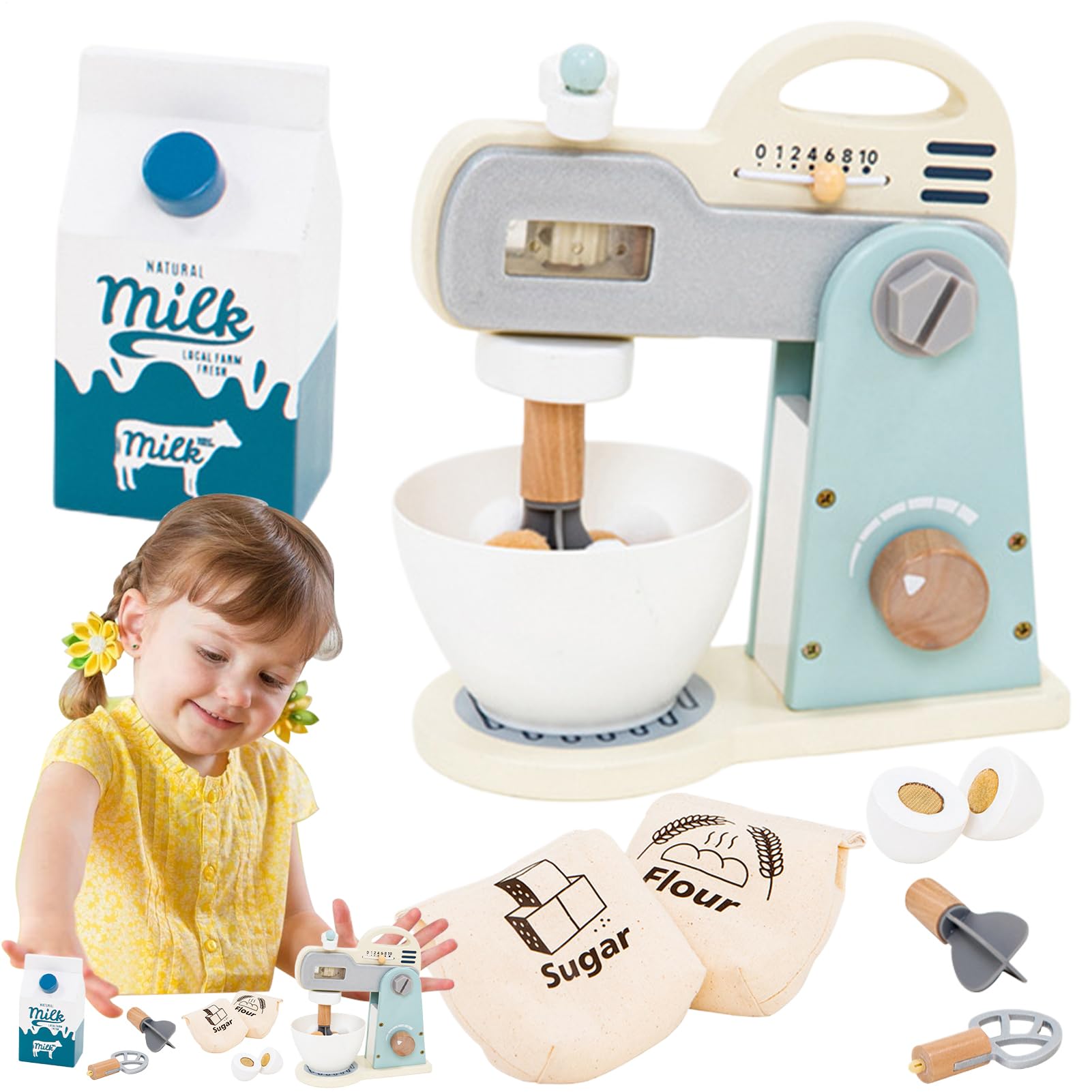 Giocattolo da Cucina Gadget Realistico in Legno