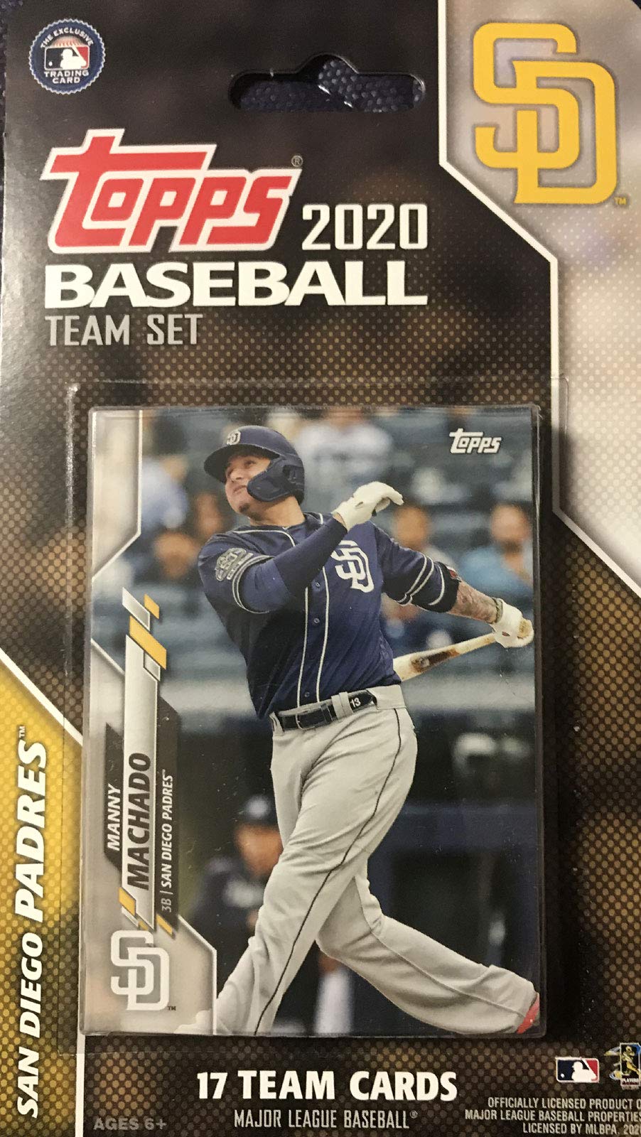 San Diego Padres 2020 Topps Factory Sealed Special Edition 17 Card Team Set with Manny Machado and Fernando Tatis Jr All Star Rookie Plus