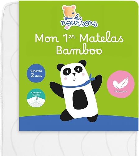 Matelas Bébé/Enfant Bamboo 70x140 cm LES NOURSONS