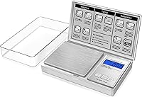 Vista 11 de Fuzion - Báscula de gramos, báscula de bolsillo con precisión de 0.01 gramos, báscula digital pequeña de 200g para alimentos, joyería, hierbas