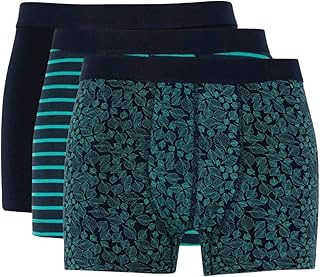 ديفاكتو بوكسر بوكسر محبوك بقصة عادية للرجال والشباب (عبوة من قطعة واحدة)