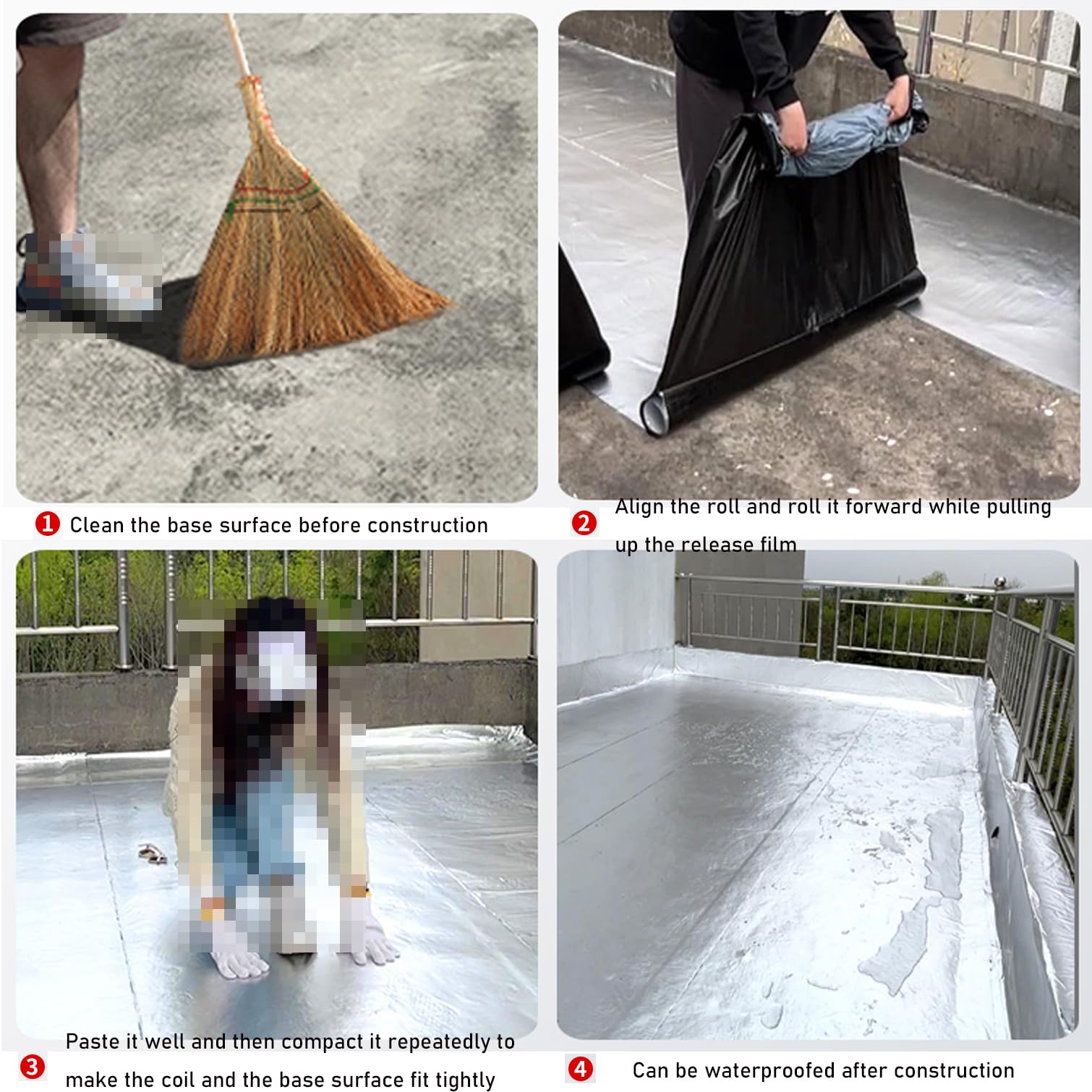 Cinta de betún impermeable, sellado autoadhesivo, lámina de aluminio y goma de butilo para reparación de fugas de techo, ventana, parches y canalones, duradera y flexible, ancho x largo