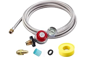 High Pressure Propane Regulator with Hose for Enhanced Control