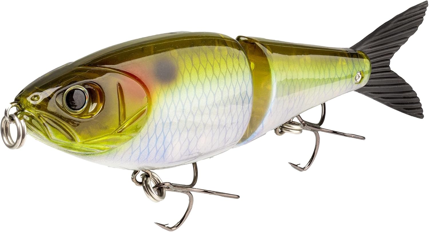 Strike King Hog Father Jr Fishing Lure, Jointed Swimbait, 7-Inches, 2 1/2-Ounces
