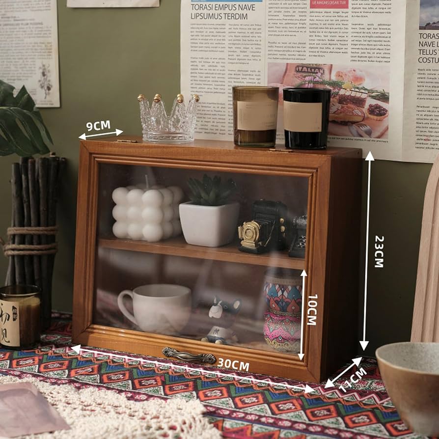 Amazon|MJKQ9 ミニ食器棚 デスク上置き棚 スタイル1 30*11*23cm Amazon|MJKQ9 ミニ食器棚 デスク上置き棚 スタイル1 30*11*23cm