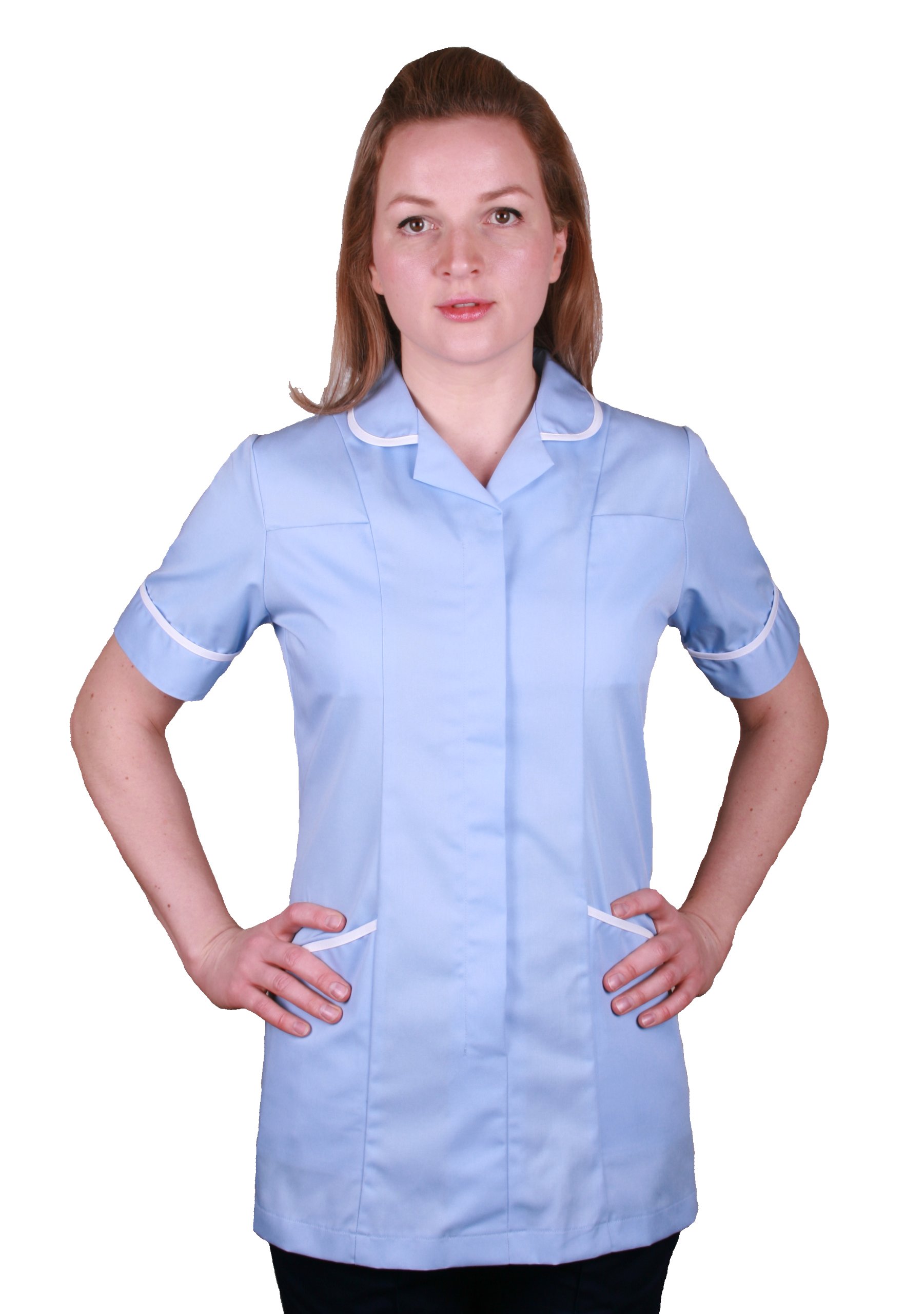 The Salonwear Factory Nurse Domestic Medical Healthcare Tunic Uniform Top Shirt