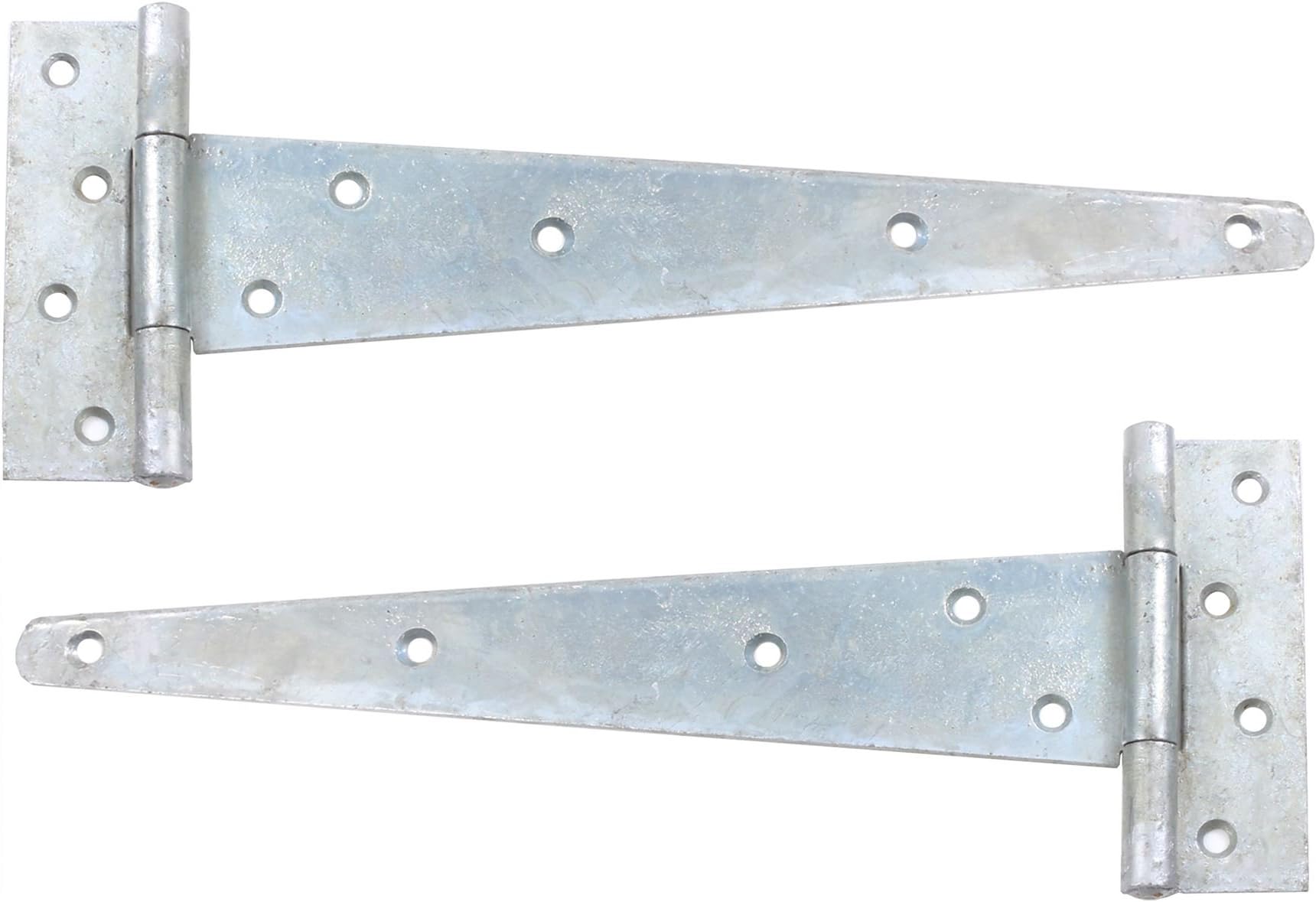 Pair of 12" Galvanised Tee Hinges | 300mm