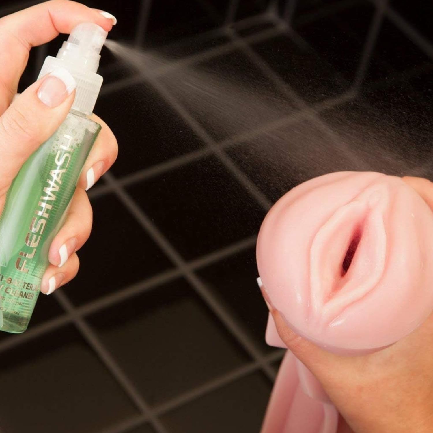 Fleshlight Fleshwash, Renewing Powder and 8 Ounces of Fleshlube Water Lubricant