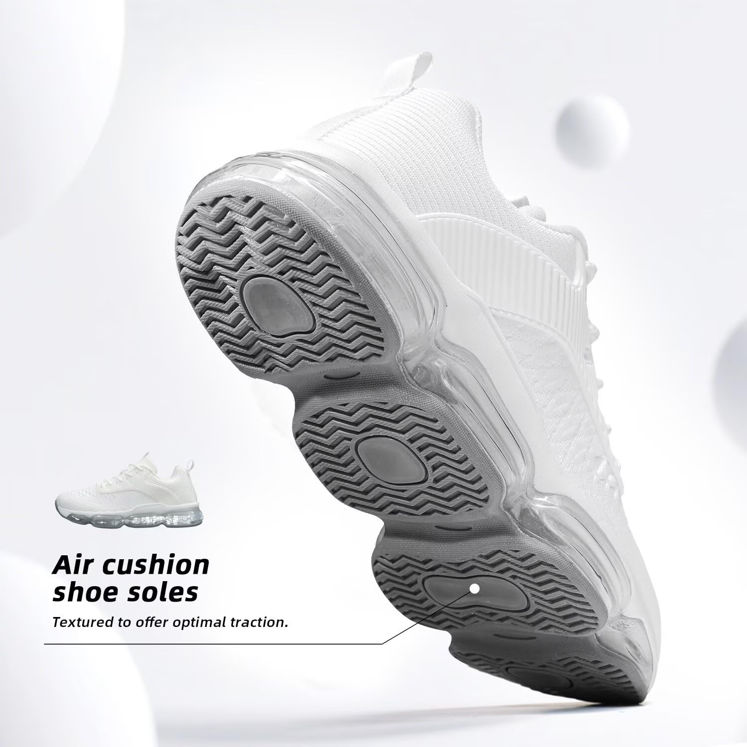 Socviis Herren-Laufschuhe, rutschfest, Workout, Freizeit, Sport, Walking, Basketball, Sneaker, modisch, Tennis, Fitness, Turnschuhe