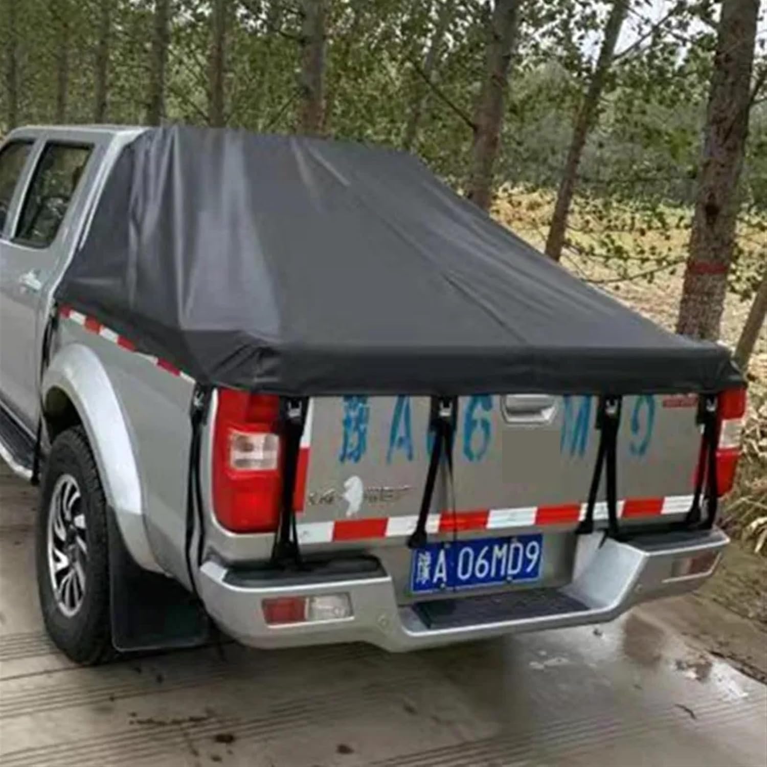 Truck Bed Tarp Cover Pickup Truck Bed Cover Truck Bed Tarp Cover Waterproof Pickup Truck Bed Cover Pickup Truck Bed Cover(Black,6.5-ft. Bed)