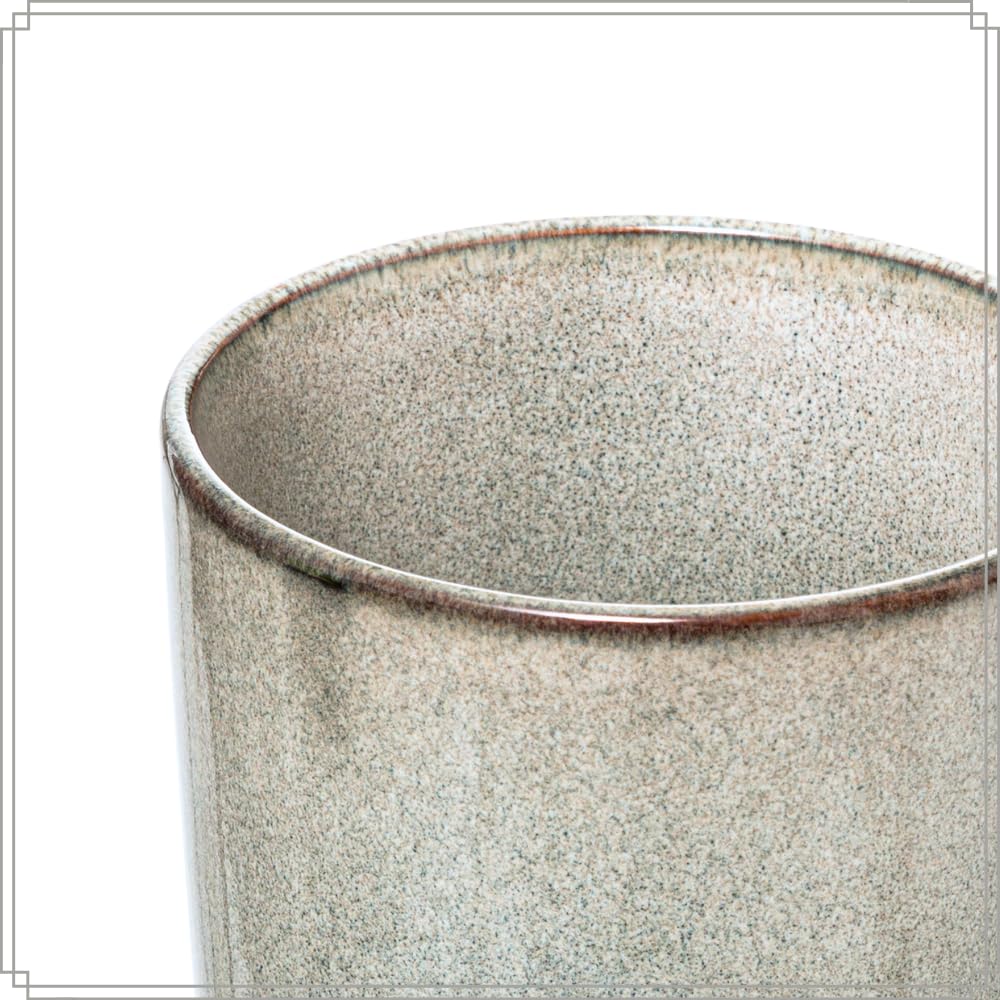 OTIX Kaffeetassen - 12er Set - Espresso - Tassen - 80ml - Tassen - 420ml - Kaffeebeutel - Teetasse - Keramik - BEECH