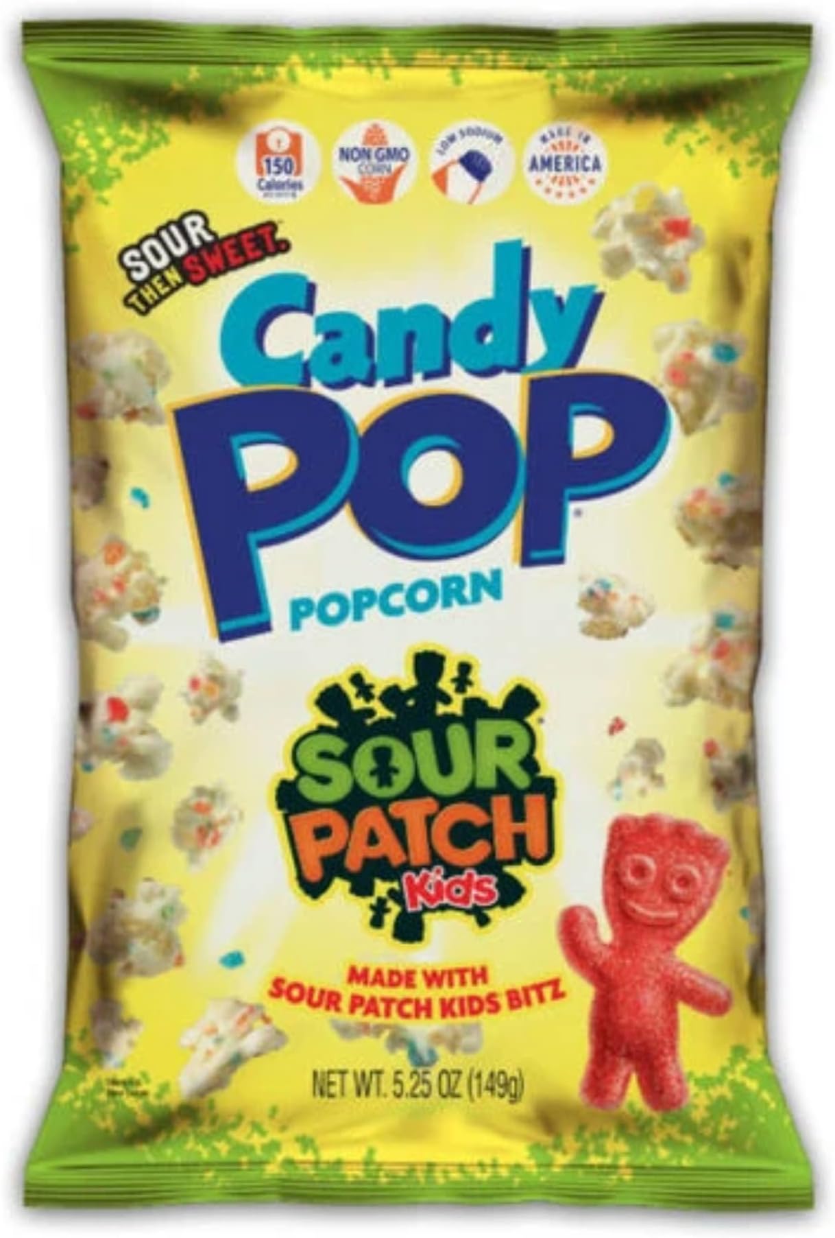 Candy Pop Sour Patch KIds Popcorn 5.25oz -1 Bag