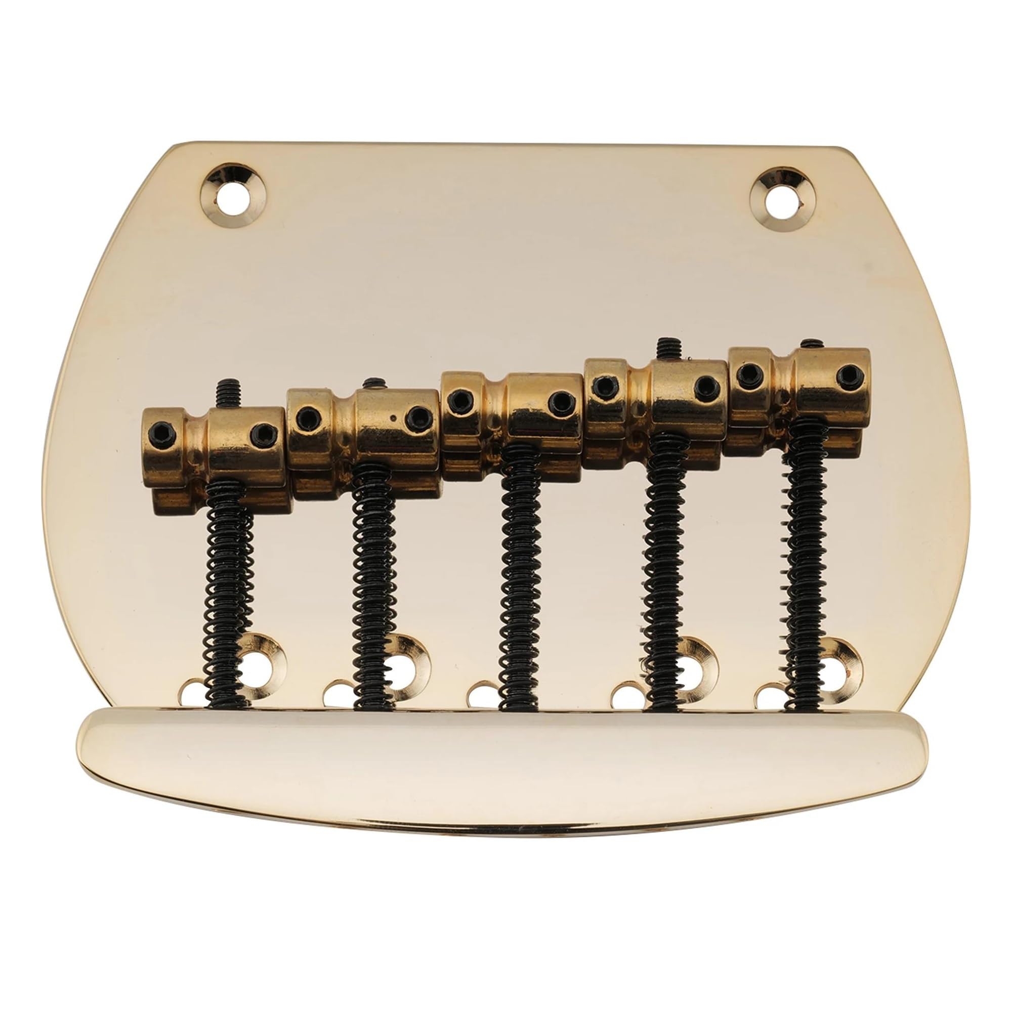 Accesorios Para Puente De Bajo De 5 Cuerdas De Doble Carga De Acero De 64 Mm | Puente de guitarra(Gold)