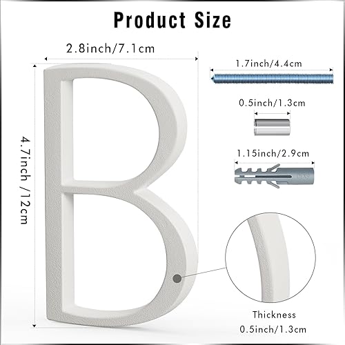 Miniatura 128 de VONDERSO - Letrero de dirección flotante de 5 pulgadas para exteriores de metal negro moderno para patio, calle y buzón, números de dirección Negro 1