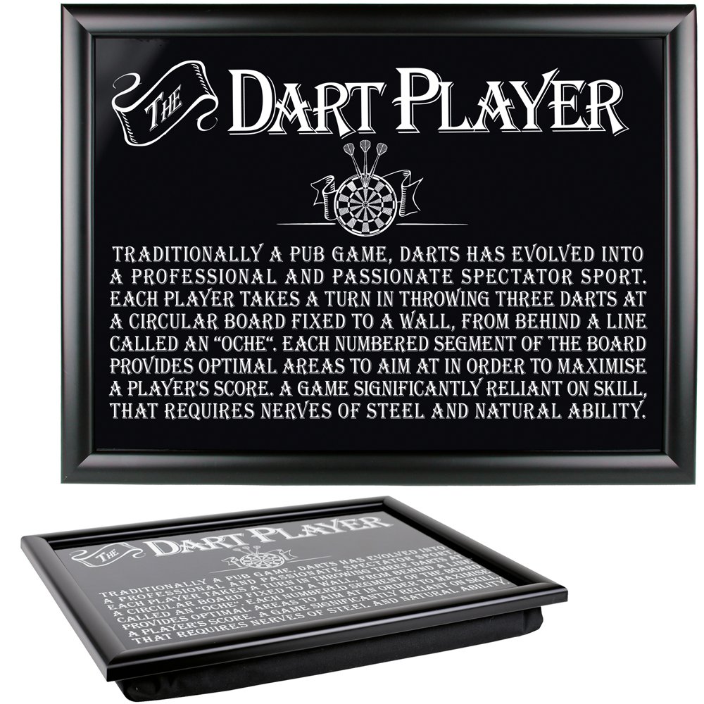 Arora Ultimate Gift For Man 8832 Dart Player Lap Tray, Multicolour, One Size