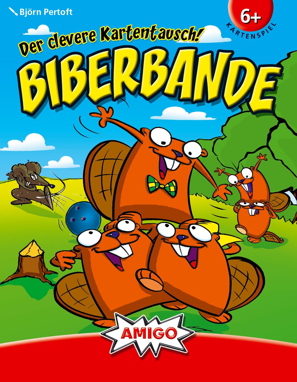 Biberbande: Immer auf die Kleinen! Für 2-6 Spieler. Spieldauer: 20 min.