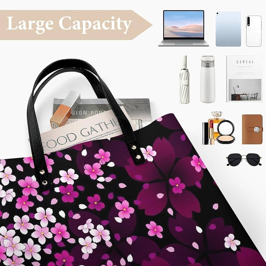 Amazon.co.jp: トートバッグ さくら 桜柄 ハンドバッグ 手提げ