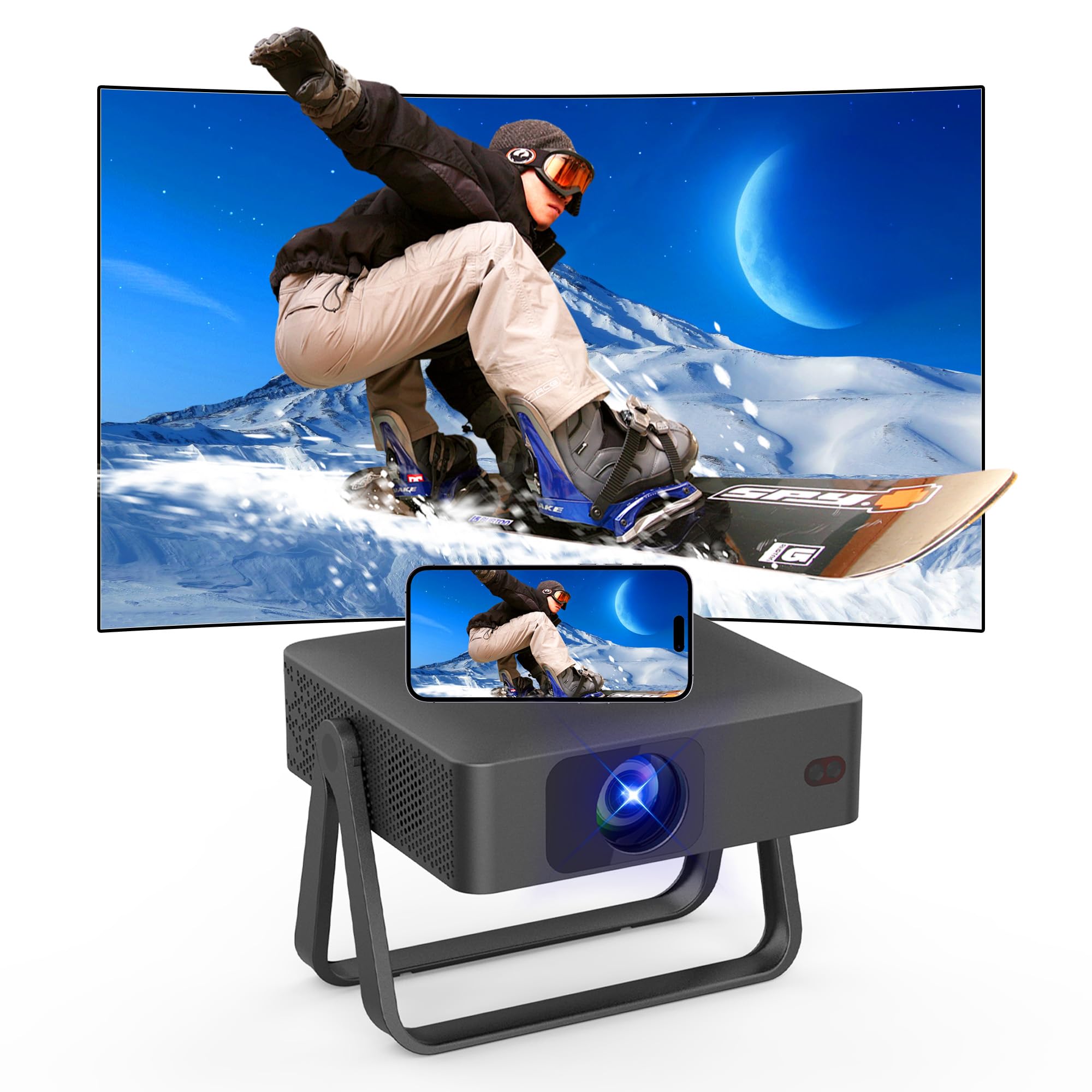 Amazon.com: 2026 upgraded 4k support Smart Mini Projector with