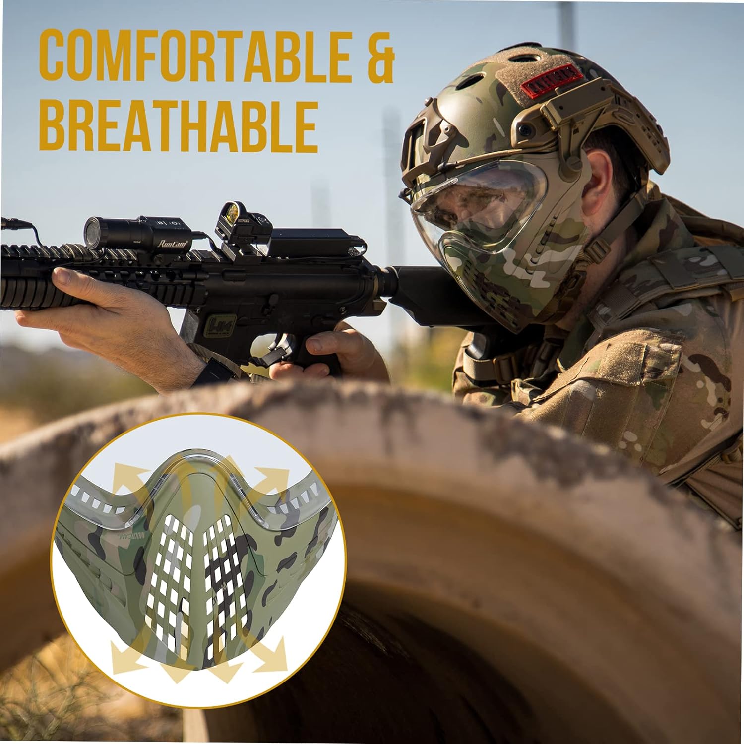 Detaily taktickej prilby OneTigris