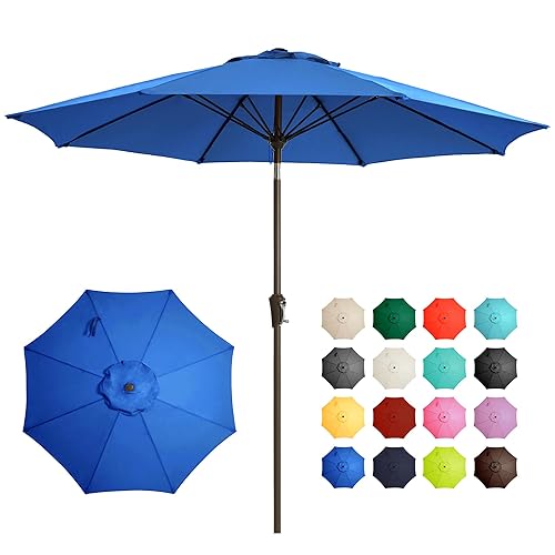 Ayge 9FT Large Outdoor Patio Umbrella Market Table Umbrella-UV Resistant,