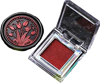 Pearlescent Color Wax Paint For Wax Seal Stamp Decor Sealing Envelope Gift Wrap Metallic Lustre Wax Finish Wax Paint Easy To Use, Raspberry Red