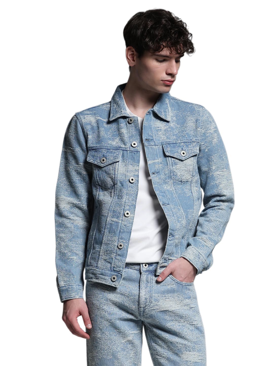 jack & jones Men's Cotton Blend Standard Length A-Line Coat-picture-43