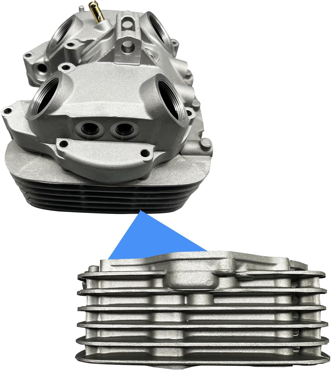 Cylinder Head Fit for Honda Sportrax 400 XR400R TRX400EX 1996-2014 Replace 12200-KCY-670 12200-HN1-A70 12310-HN1-010