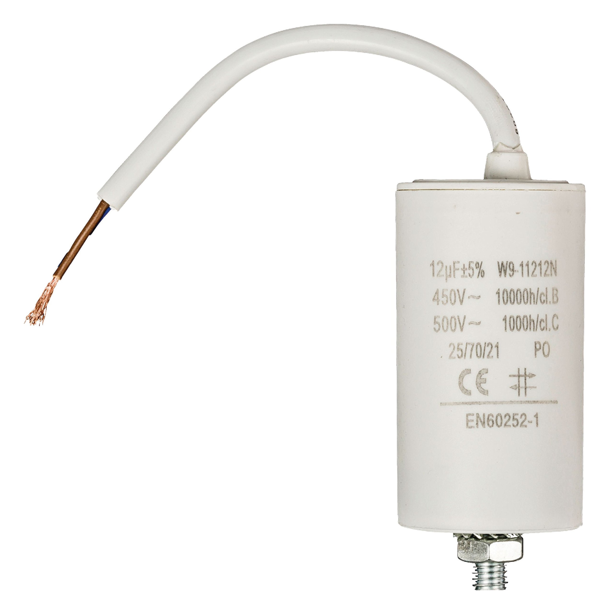 Nedis Motor Capacitor Start Capacitor 450V And Cable 12.0Uf 450 V And Cable from B&Q