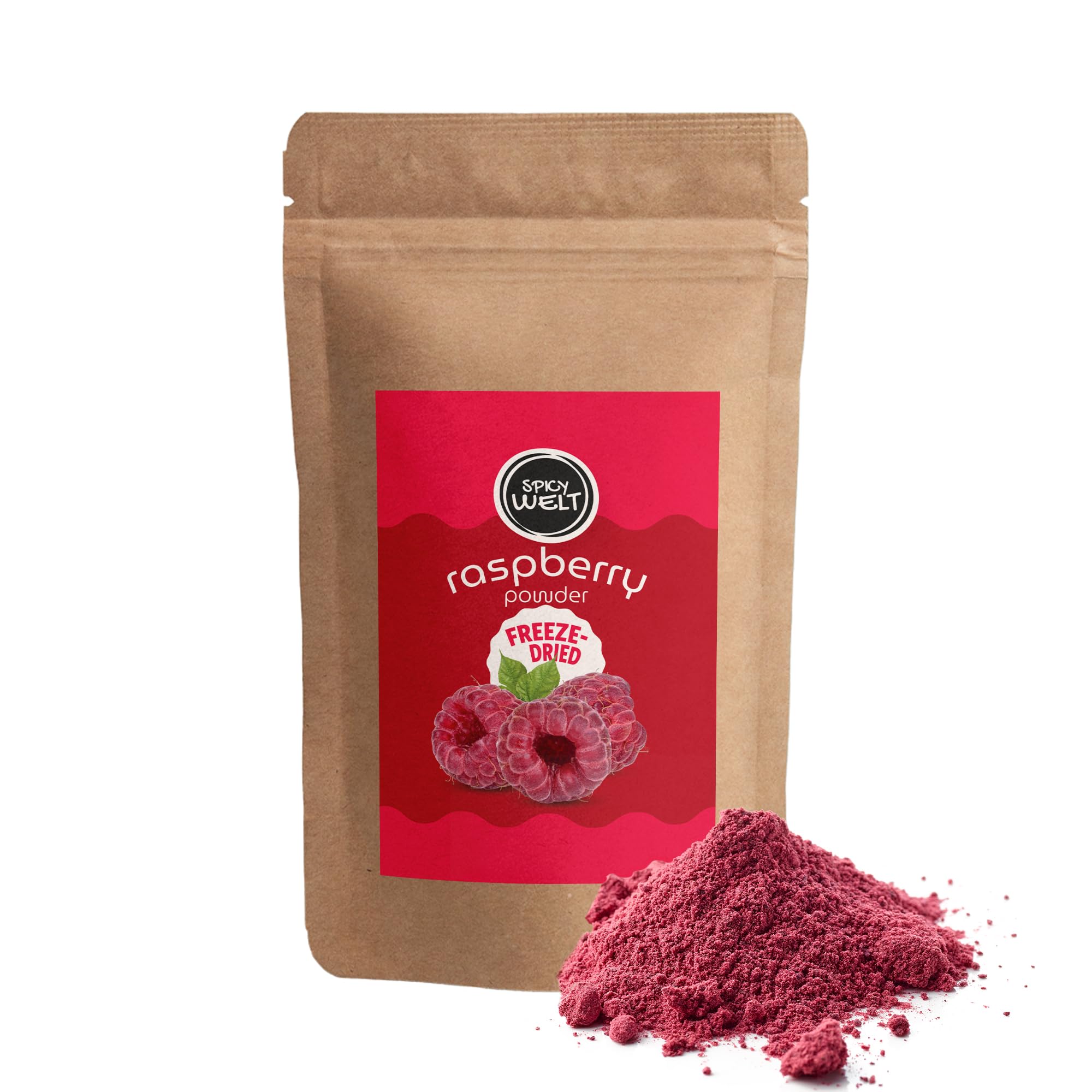 Polvo de Frambuesa Liofilizada 100% Natural 100g – Frambuesas Molidas Sin Endulzar