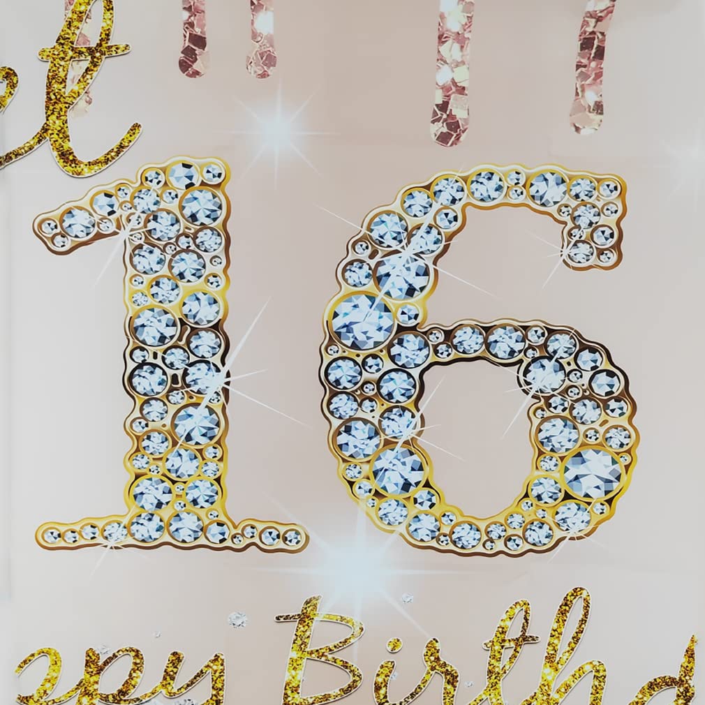 Lot De 17 Décorations De Gâteau D'Anniversaire Pour Fille 15 Ans Rose Happy Birthday Décoration