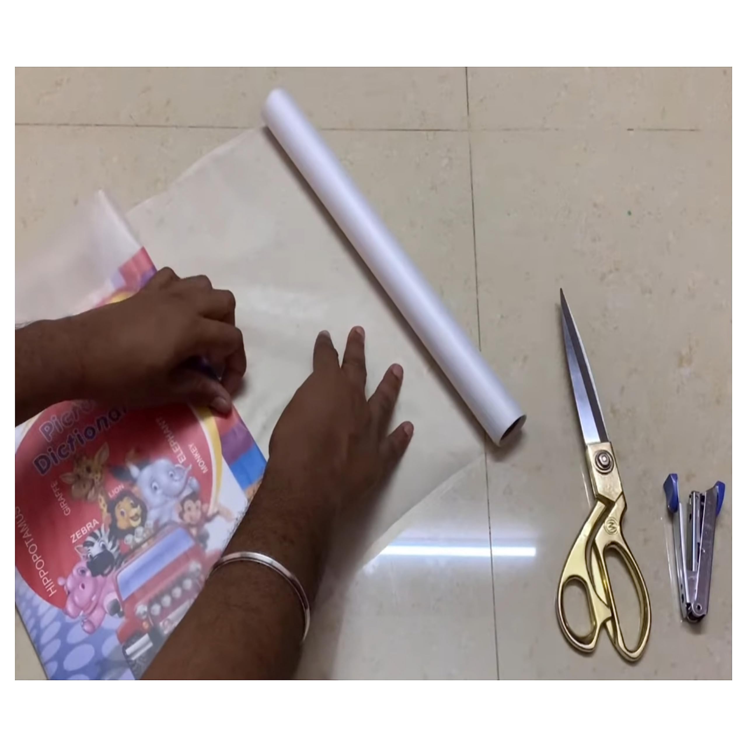 Veraitech Transparent School Book Cover Roll Set of 2 Rolls -14 inch × 4 Miter each 2