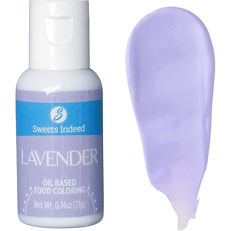 Oil Based Food Coloring - Perfect Lavender Candy Tone for Cakes and Candies