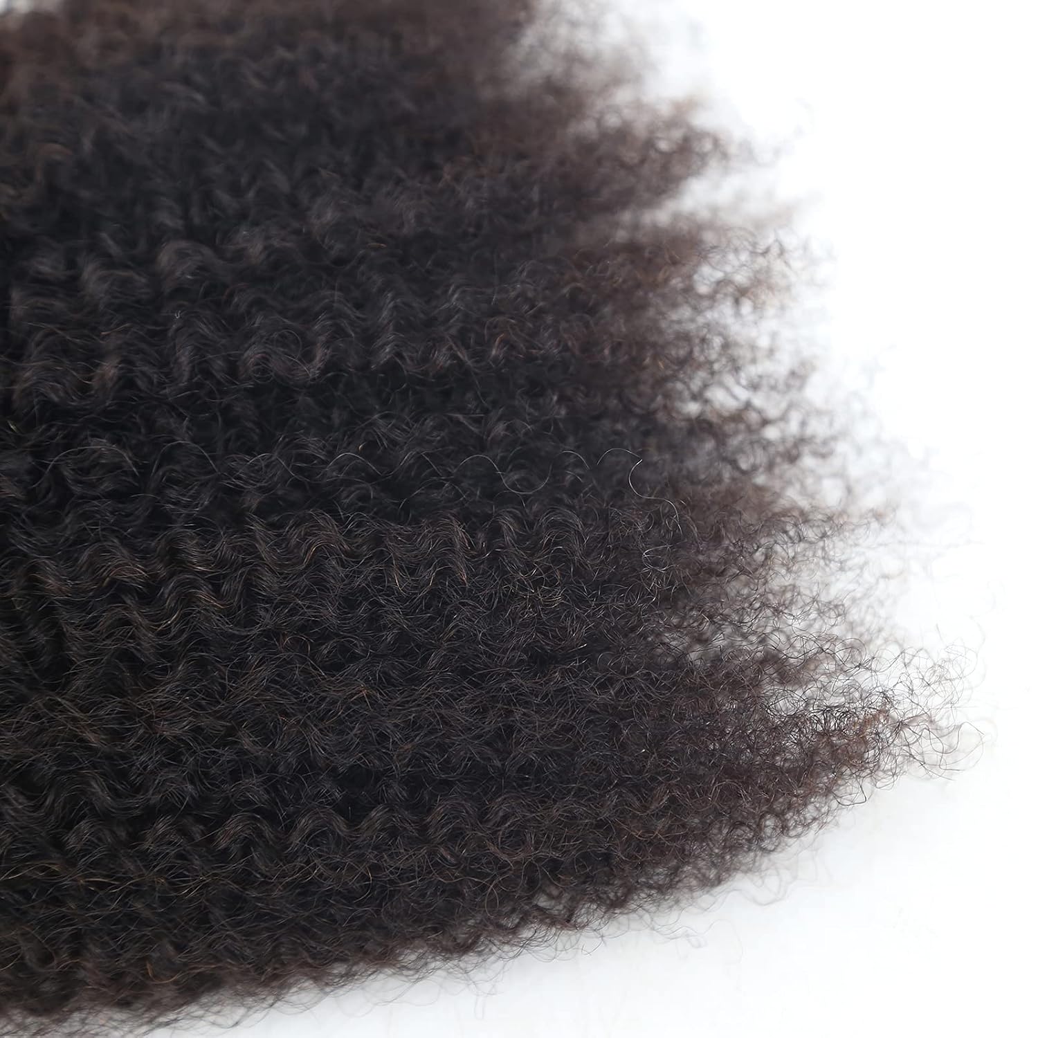 BTWTRY Afro Kinky Curly I Tip Hair Extensions 1g/strand 100g Brazilian Virgin Human Hair 4B 4C Easy Stick Tip Hair (16inch, Afro Curly)