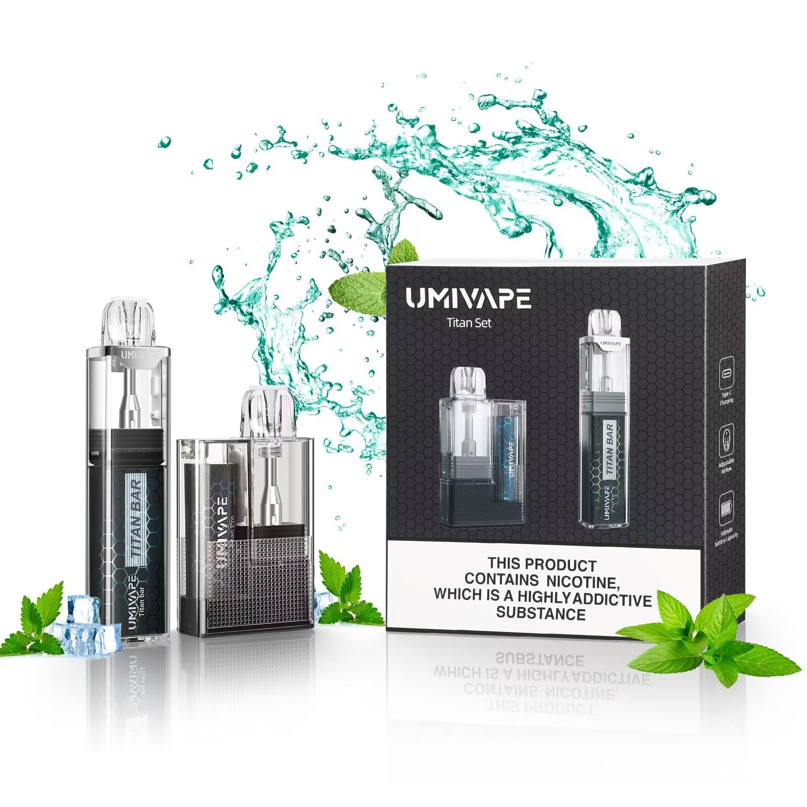 elfbar elfa kaufen Titan 10K Prefilled Pod Kit | £6 main image 1