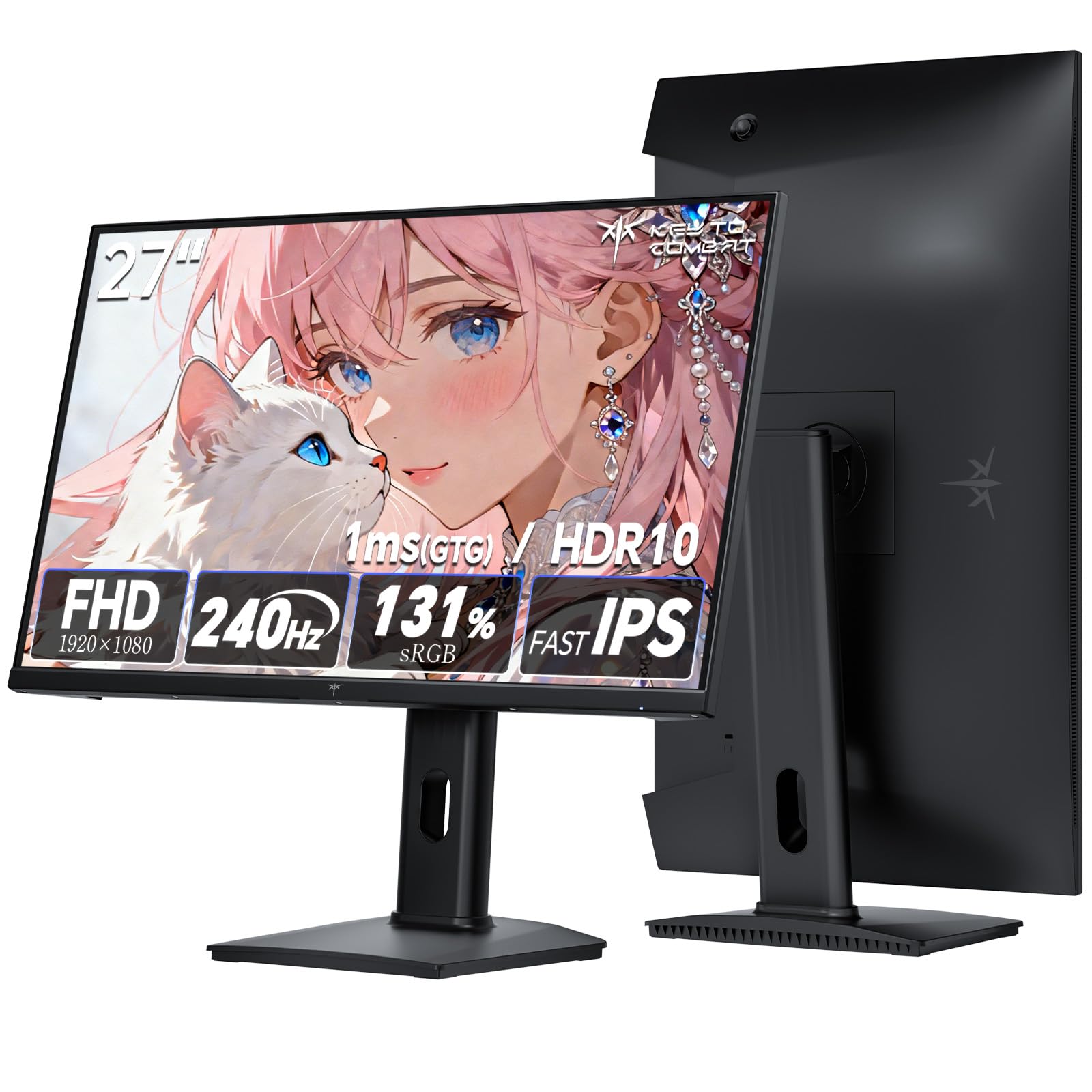 た*む様 KEY TO COMBAT 27型 ゲーミングモニター　H27P6 Amazon.co.jp: KEY TO COMBAT 27 インチ ゲーミングモニター (240Hz