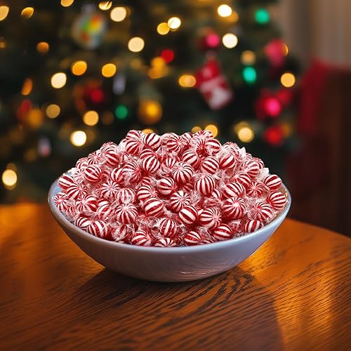 Miniatura 5 de Funtasty Bolas de menta Jumbo de menta Classic Hard Candy, a granel, 2 libras