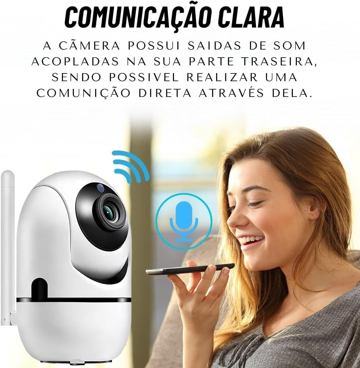 Babá Eletrônica Premium Sem Fio, Wi-Fi Câmera Visão Noturna Áudio Bidirecional Infravermelho Monitoramento por Celular - Bebê Pet Idoso Casa - Alerta de movimento - Full HD 1080p App Yoosee Babá Eletrônica Premium Sem Fio, Wi-Fi Câmera Visão Noturna Áudio Bidirecional Infravermelho Monitoramento por Celular - Bebê Pet Idoso Casa - Alerta de movimento - Full HD 1080p App Yoosee